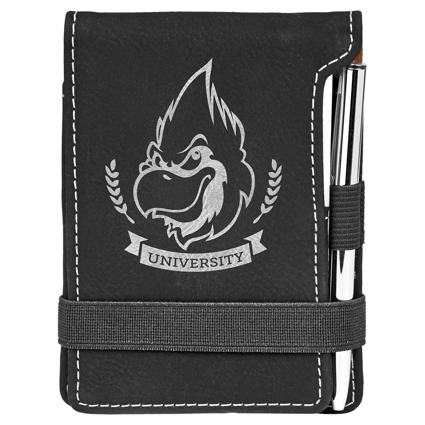 Leatherette Mini Notepad with Pen