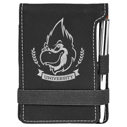 Leatherette Mini Notepad with Pen