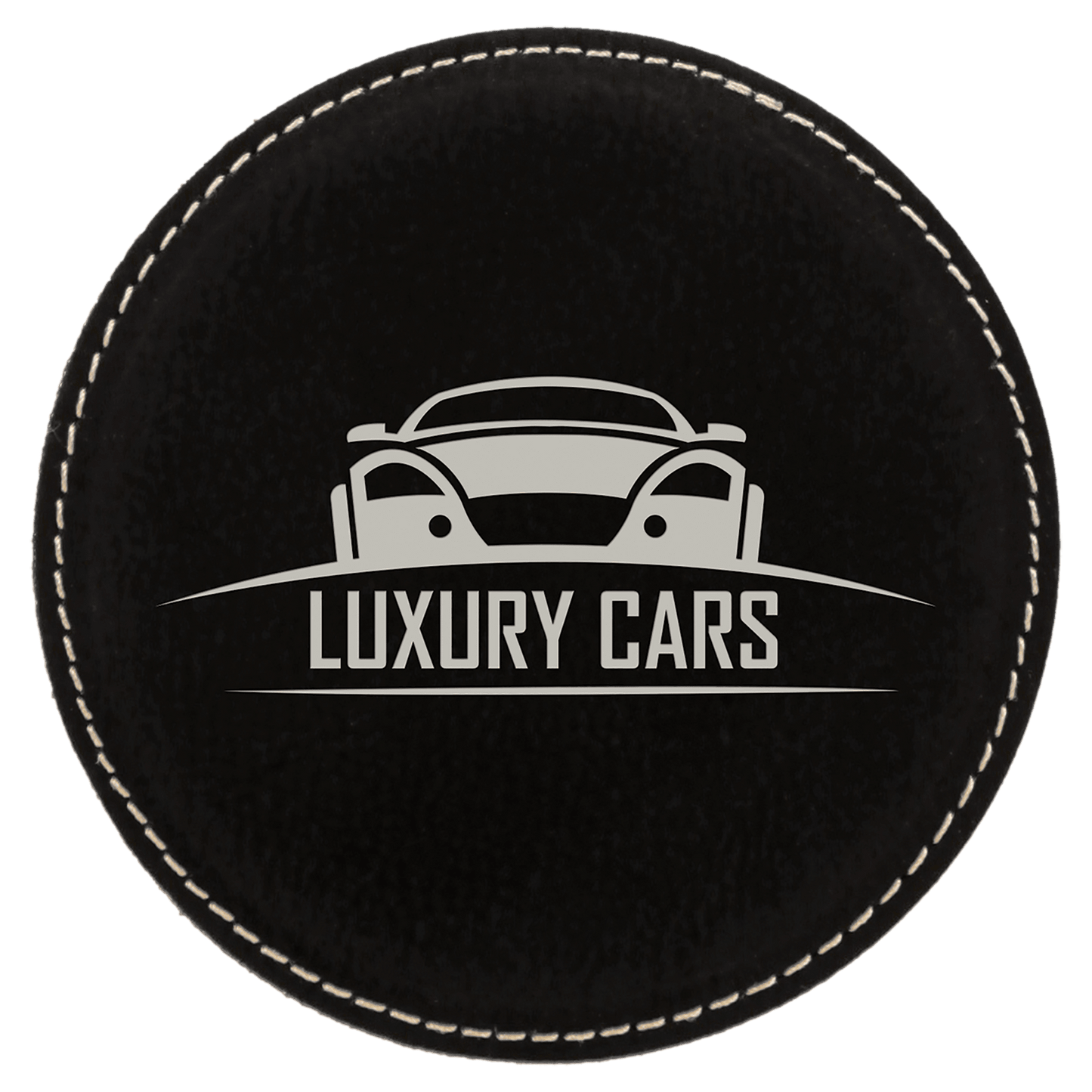 Round Leatherette Coaster