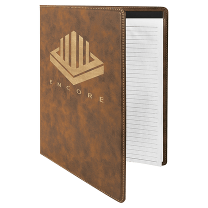 Leatherette Portfolio Notepad