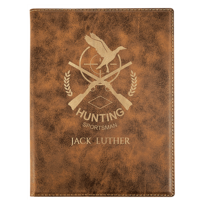 Leatherette Small Portfolio Notepad