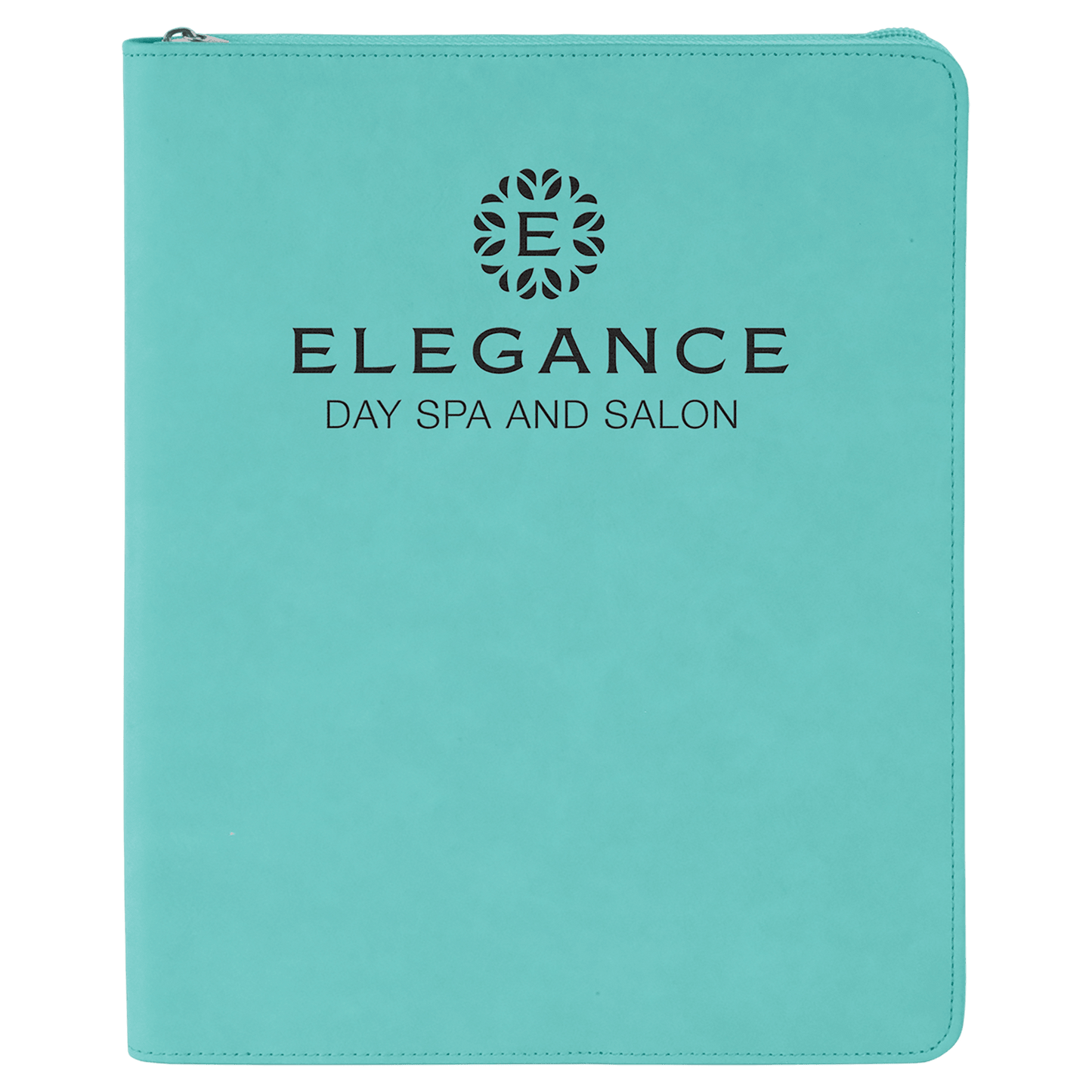 Leatherette Portfolio with Zipper Notepad