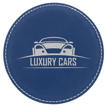 Round Leatherette Coaster