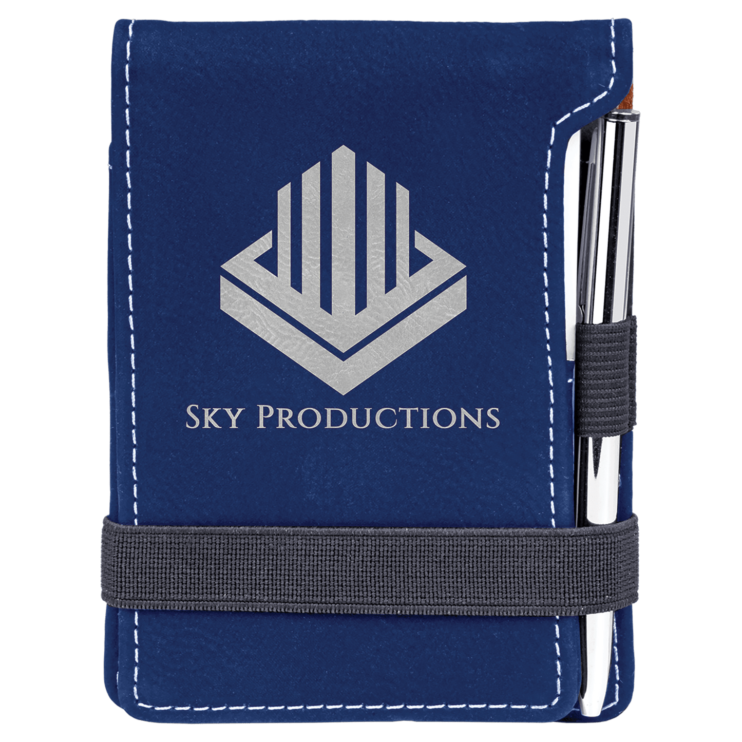Leatherette Mini Notepad with Pen