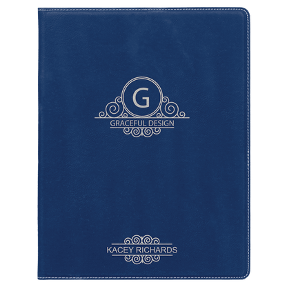 Leatherette Small Portfolio Notepad