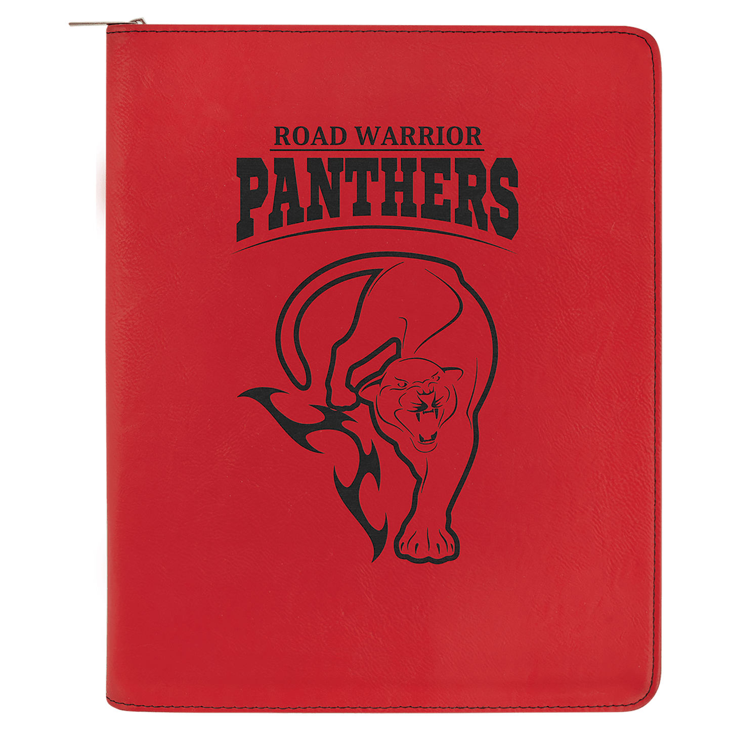 Leatherette Portfolio with Zipper Notepad