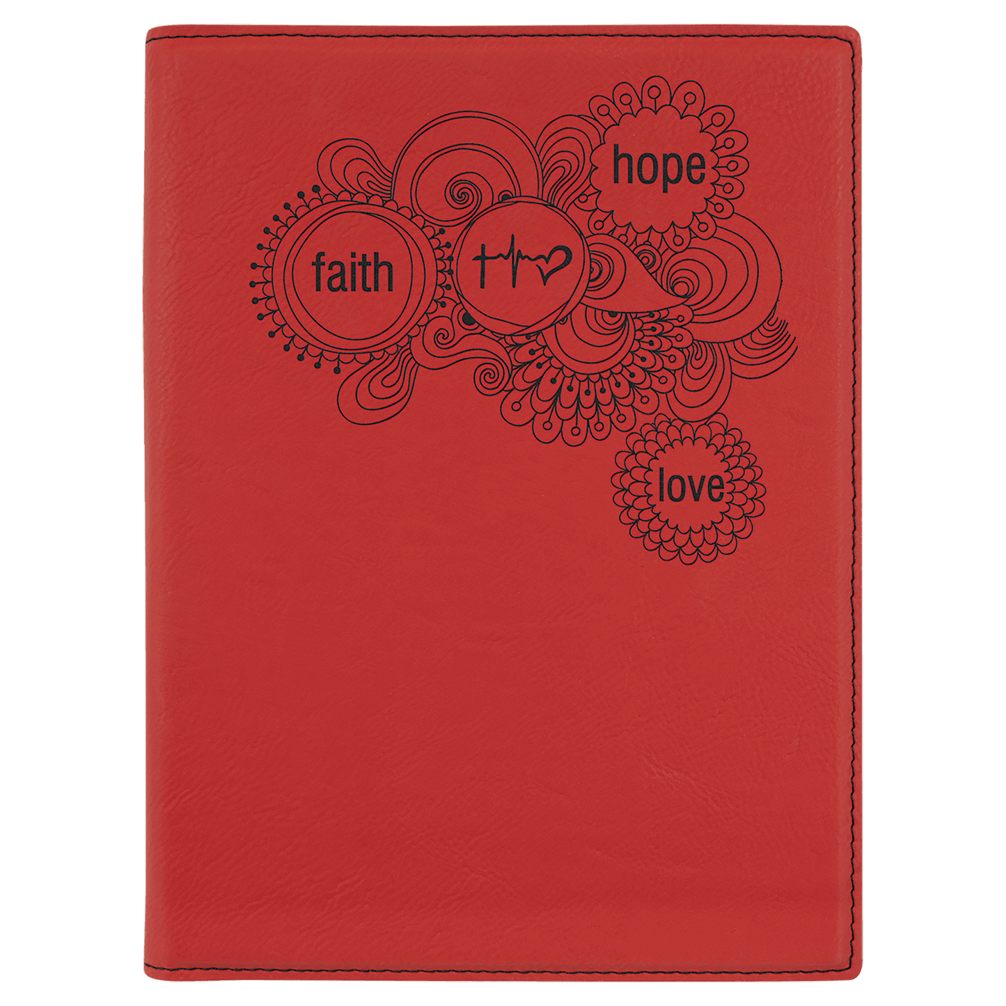 Leatherette Small Portfolio Notepad