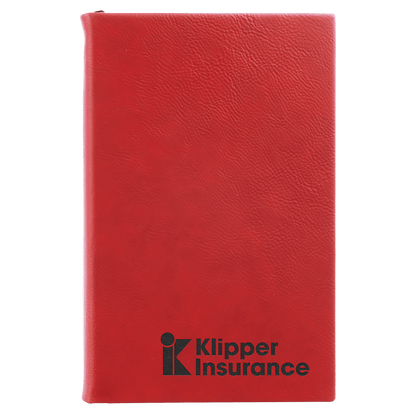 Leatherette Journal with Lined Notepad