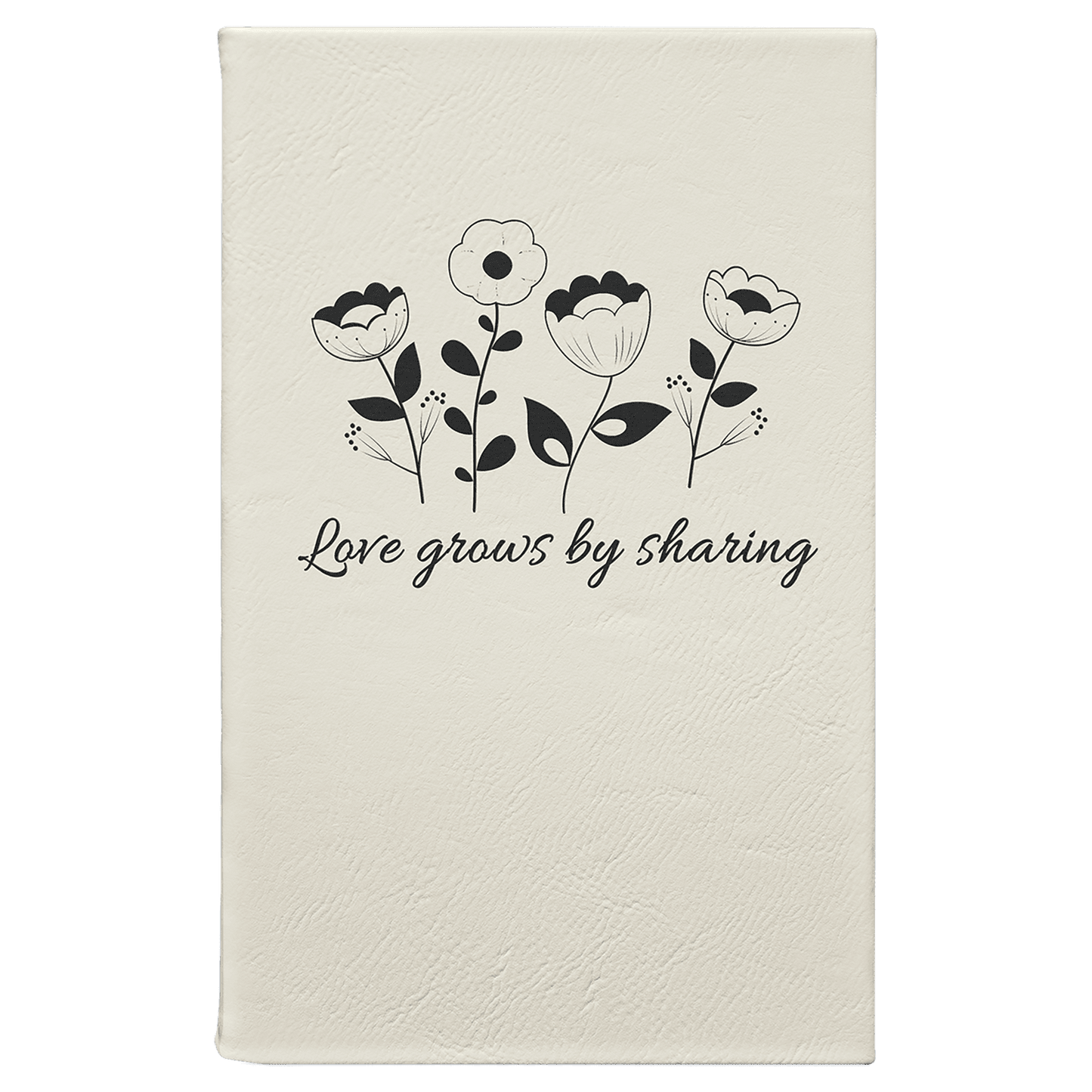 Leatherette Journal with Lined Notepad