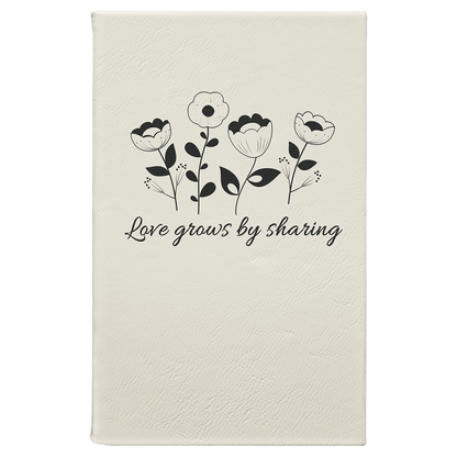 Leatherette Journal with Lined Notepad