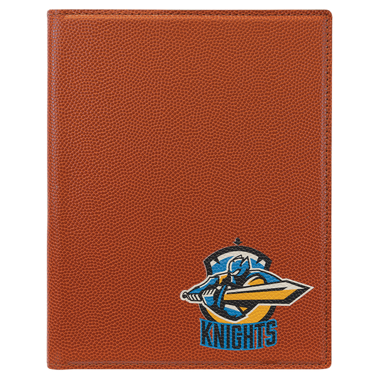 Basketball Leatherette Small Portfolio Notepad
