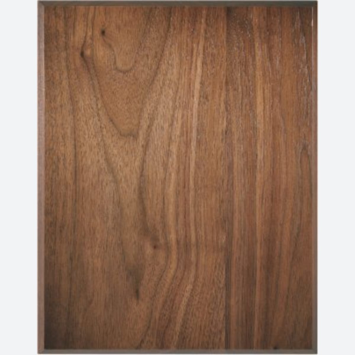 45 Degree Bevel Edge Genuine Walnut Plaque