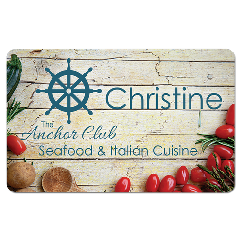 3.375" x 2.125" Full Color Aluminum Name Badge