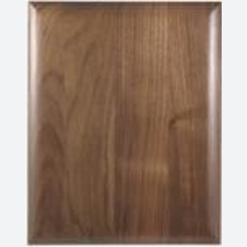 Elliptical Edge Square Corner Genuine Walnut Plaque