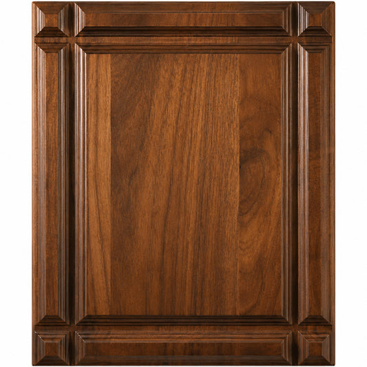 Grooved Face Genuine Walnut Plaque