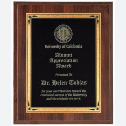 High Gloss Cherry Finish Plaque