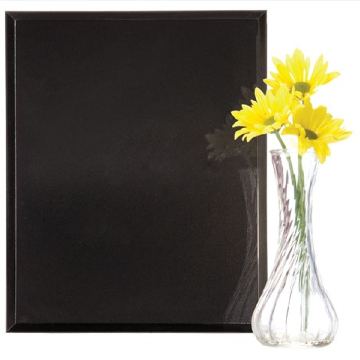 High Gloss Solid Black Finish Plaque