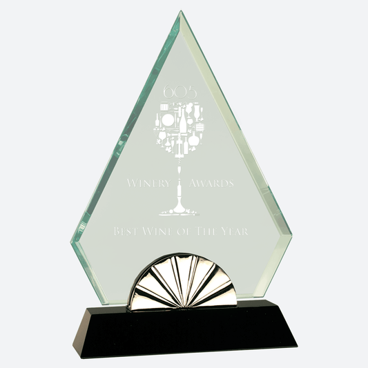 Diamond Horizon Glass with Black Base