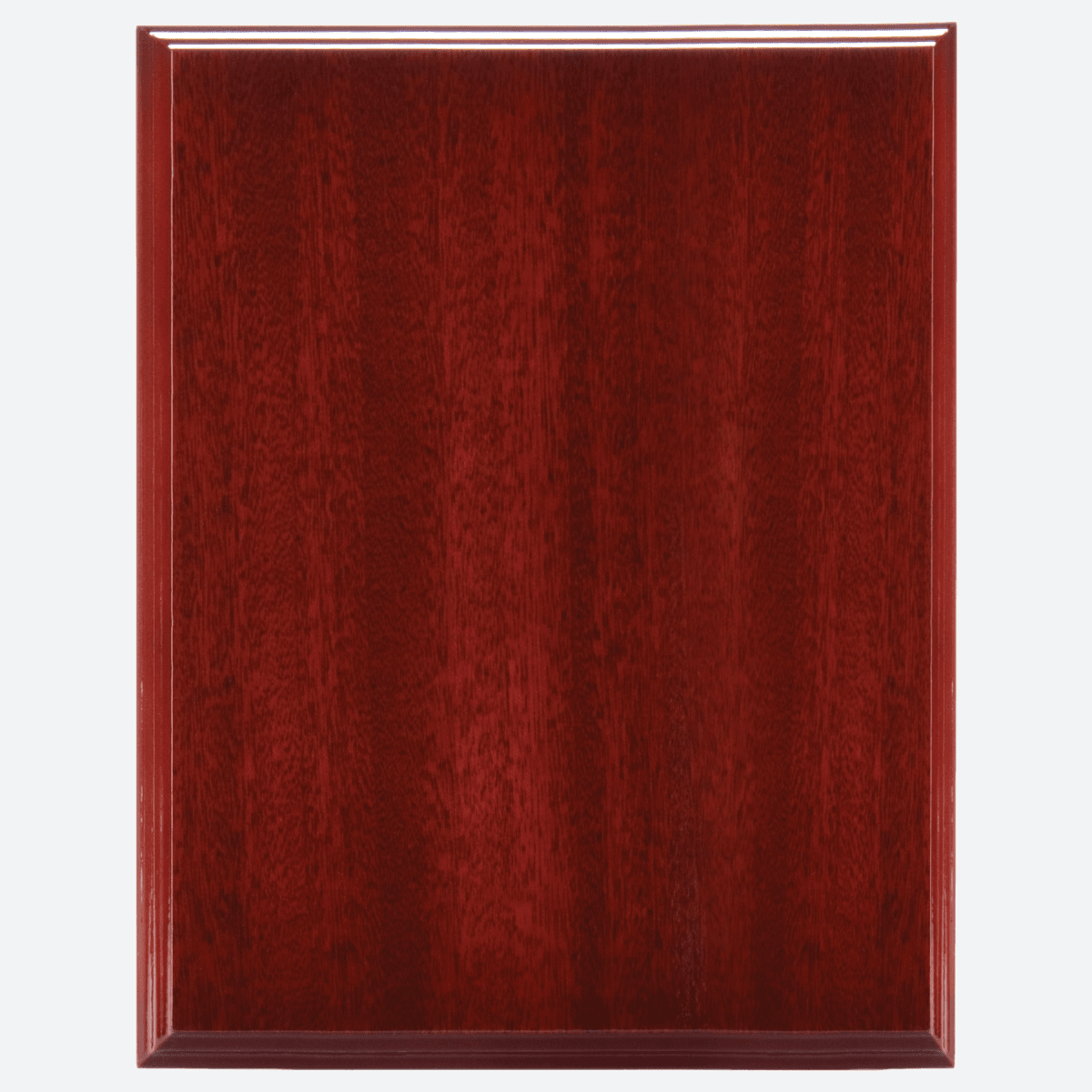 High Gloss Mahogany Finish Plaque