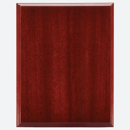 High Gloss Mahogany Finish Plaque