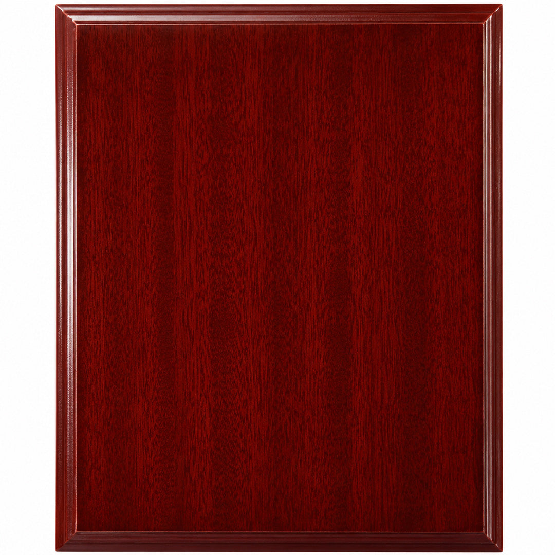 High Gloss Mahogany Finish Plaque