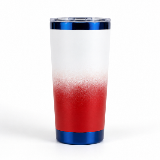 20 oz Blue Mirror-Plated Gradient Tumbler