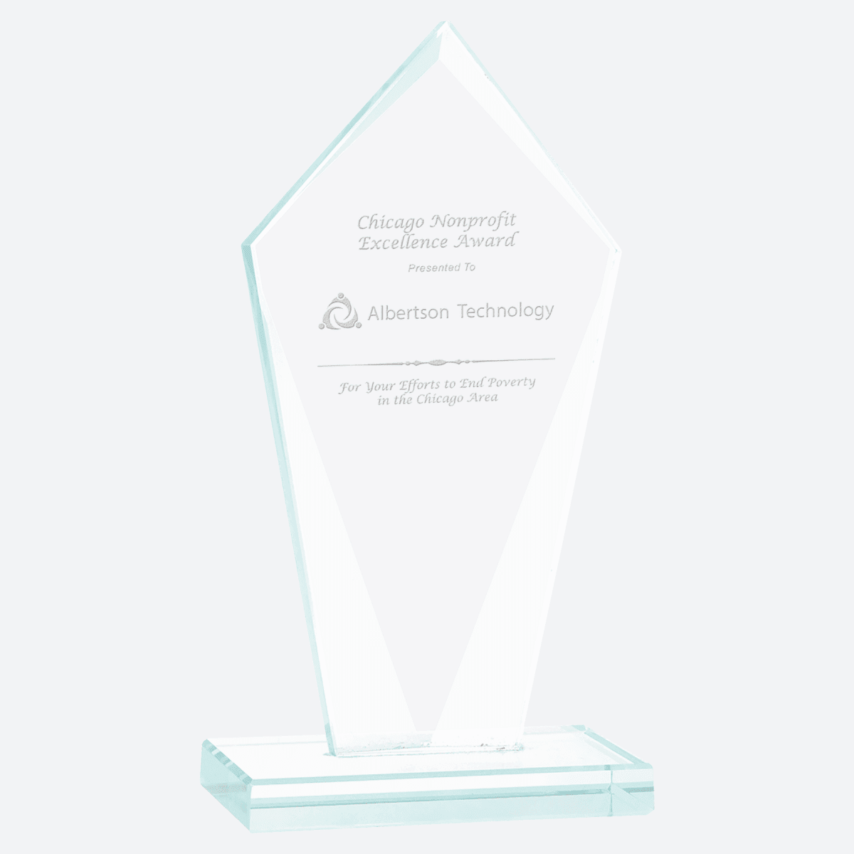 Diamond Jade Glass Award