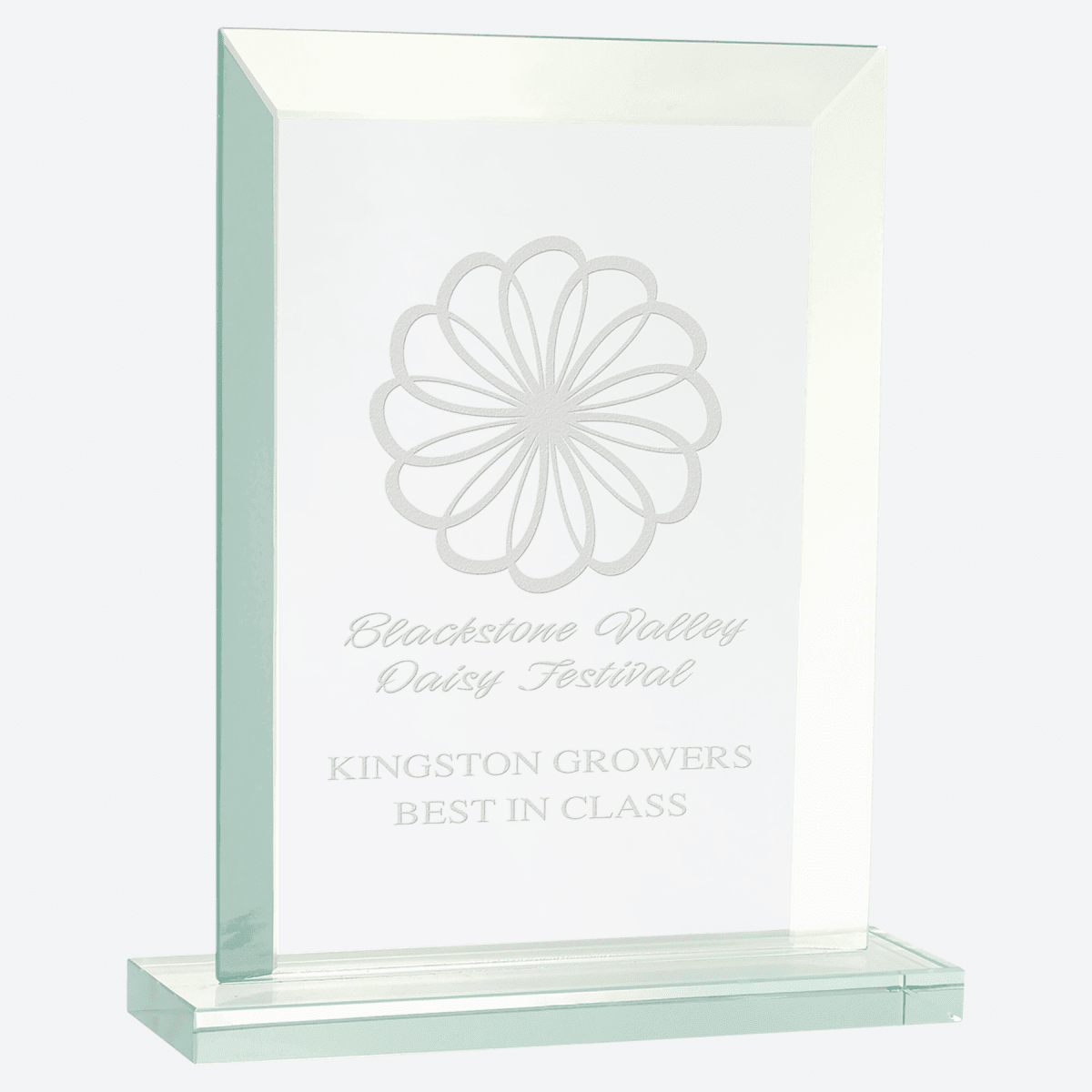 Rectangle Jade Glass Award