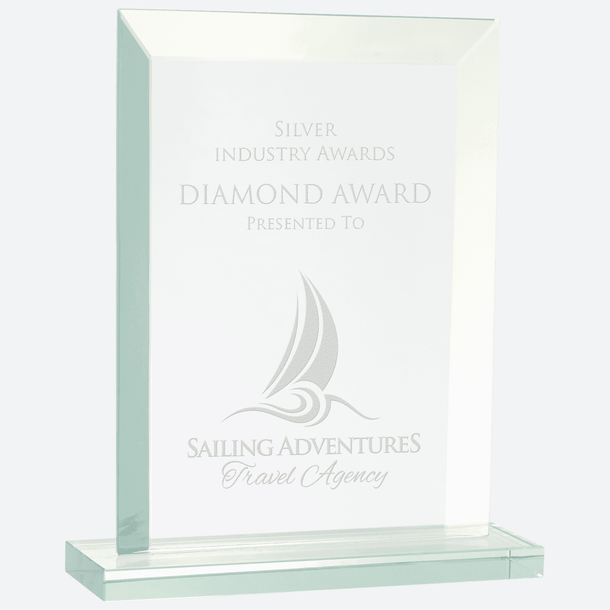 Rectangle Jade Glass Award