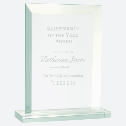 Rectangle Jade Glass Award