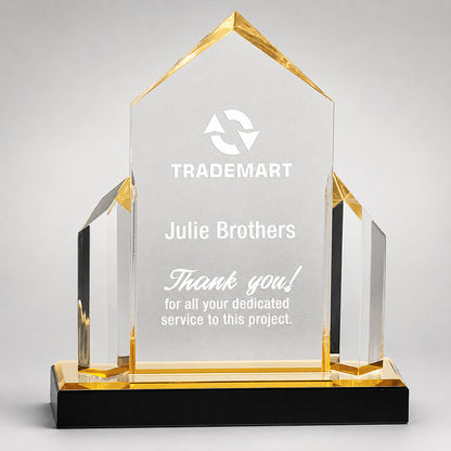 Jewel Post Impress Acrylic Award