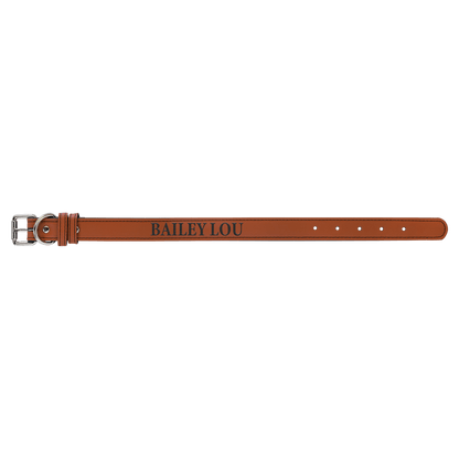 Small Leatherette Dog Collar