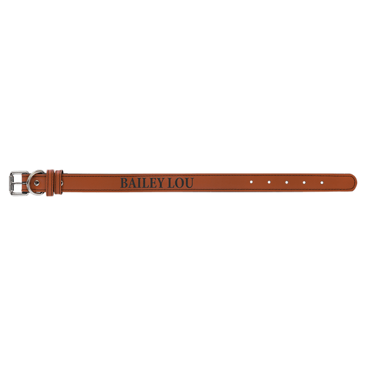Small Leatherette Dog Collar