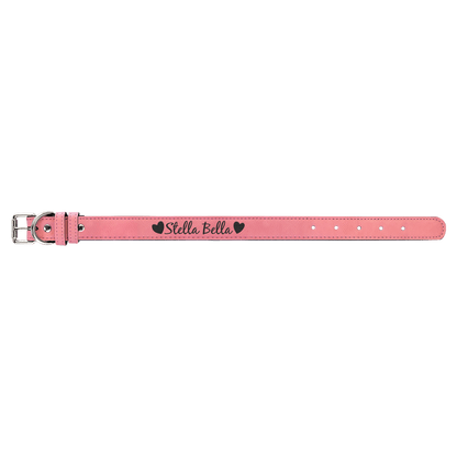 Medium Leatherette Dog Collar