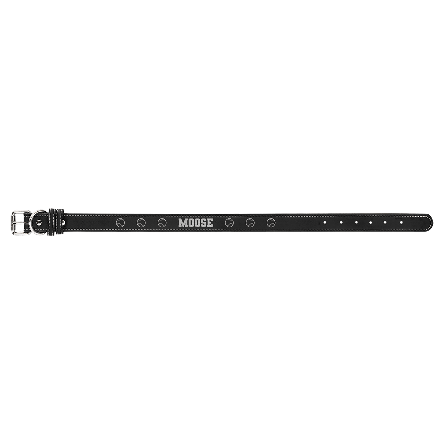 Extra Large Leatherette Dog Collar