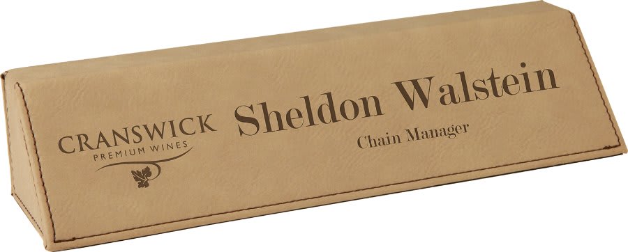 Leatherette Desk Wedge