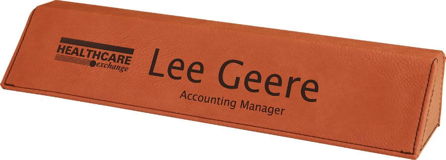 Leatherette Desk Wedge