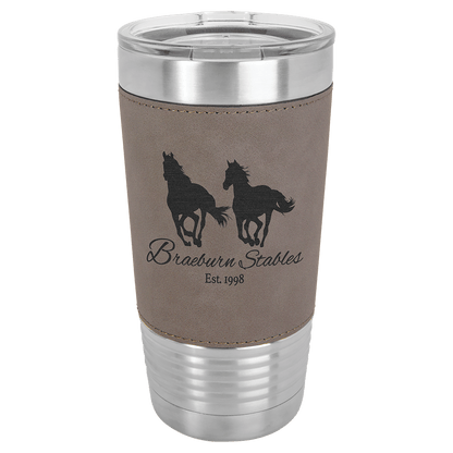 Polar Camel Leatherette Grip Tumbler Standard Lid