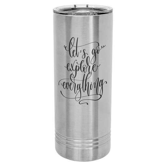Polar Camel Skinny Tumbler Slider Lid