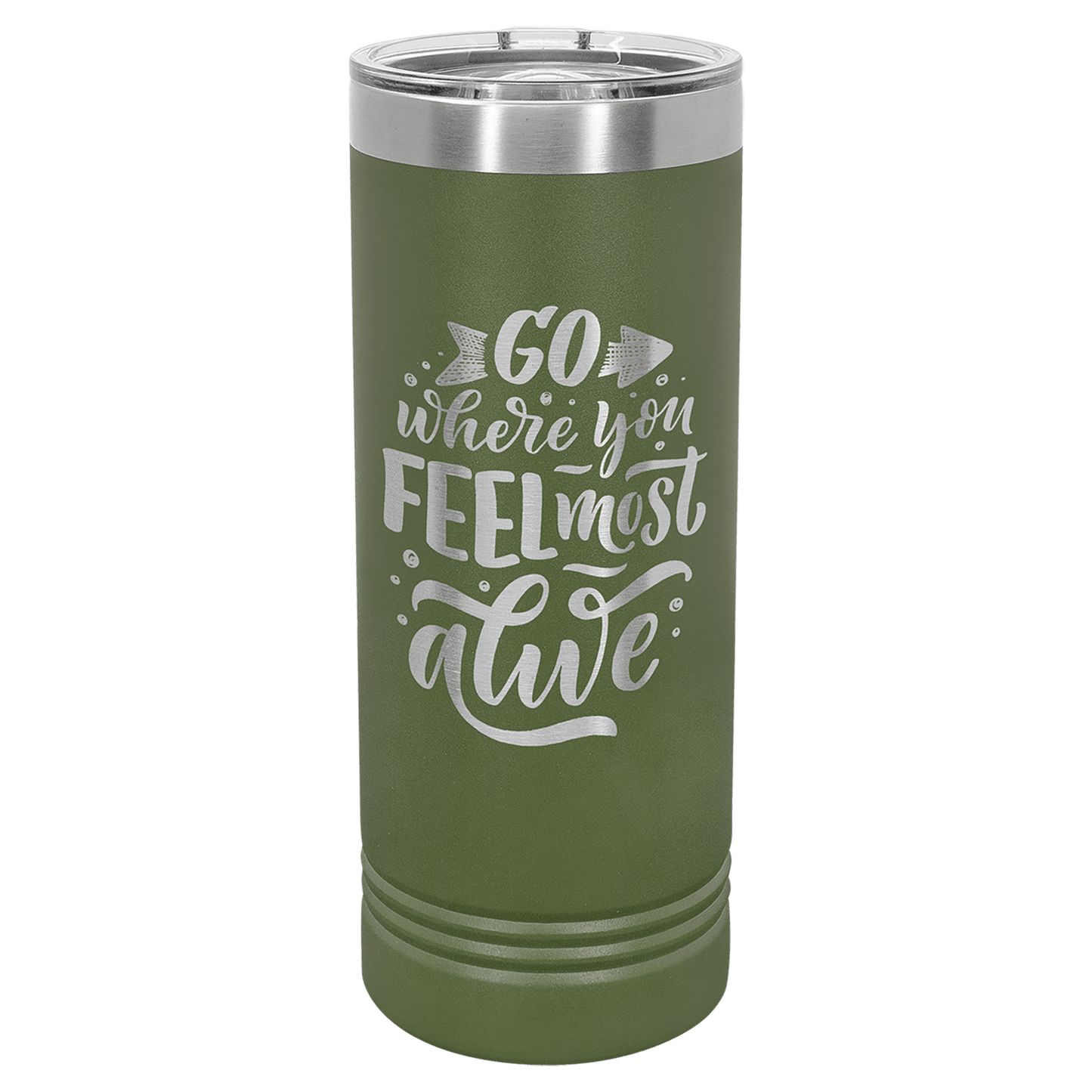 Polar Camel Skinny Tumbler Slider Lid