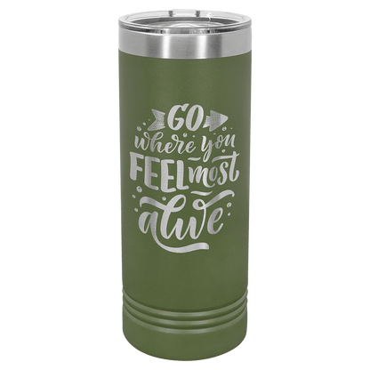 Polar Camel Skinny Tumbler Slider Lid