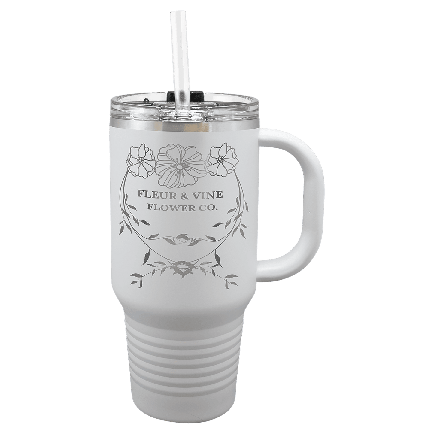 Polar Camel Travel Mug with Snap Lid and Straw