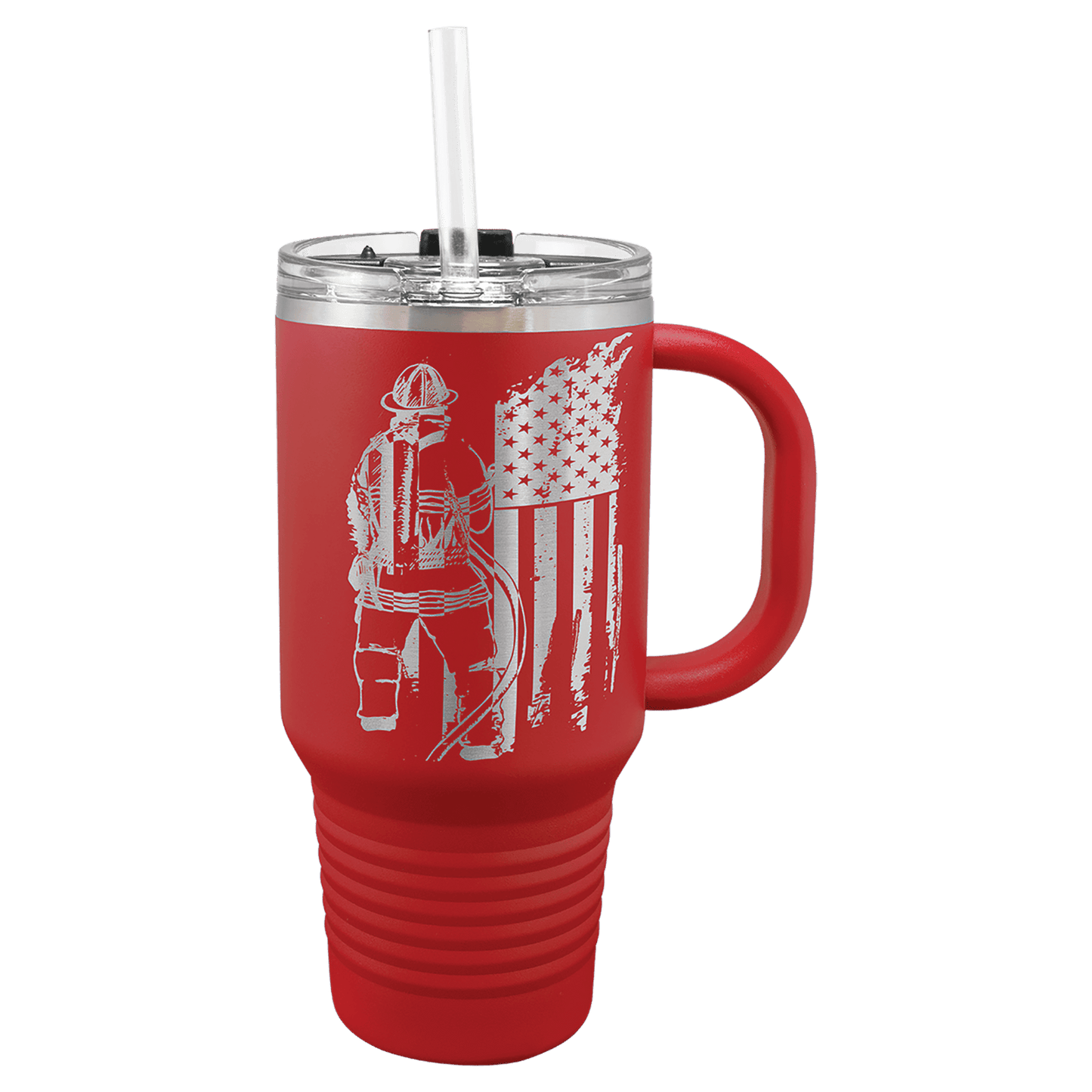 Polar Camel Travel Mug with Snap Lid and Straw