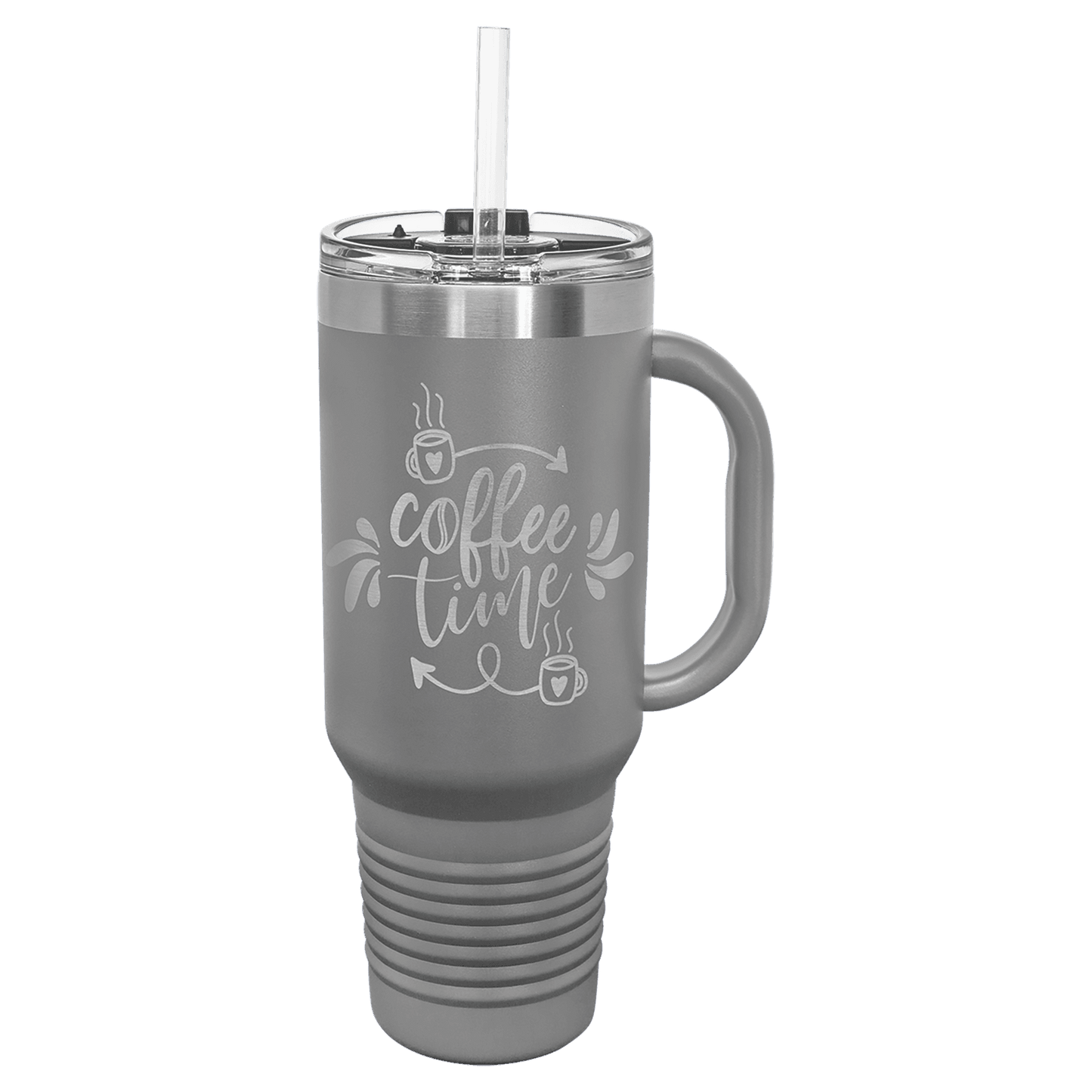 Polar Camel Travel Mug with Snap Lid and Straw