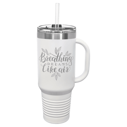 Polar Camel Travel Mug with Snap Lid and Straw