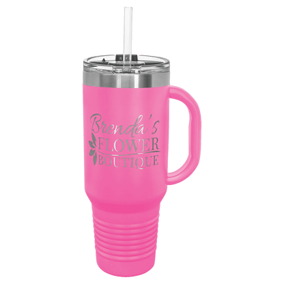 Polar Camel Travel Mug with Snap Lid and Straw