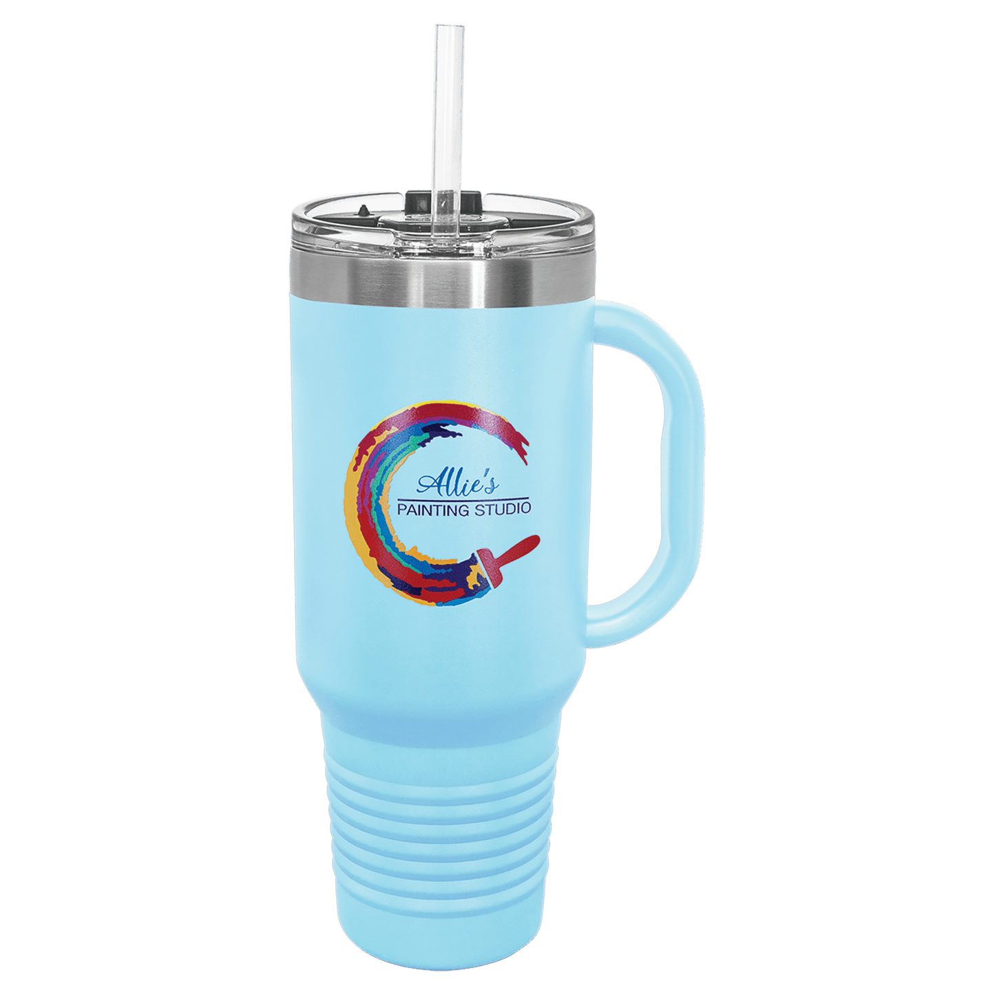 Polar Camel Travel Mug with Snap Lid and Straw