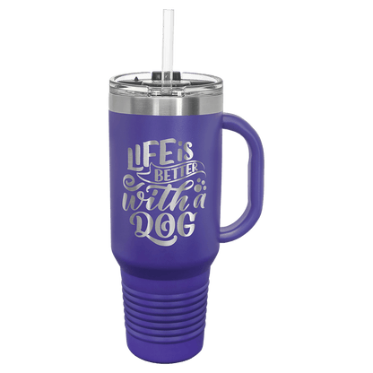 Polar Camel Travel Mug with Snap Lid and Straw
