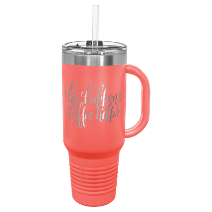 Polar Camel Travel Mug with Snap Lid and Straw