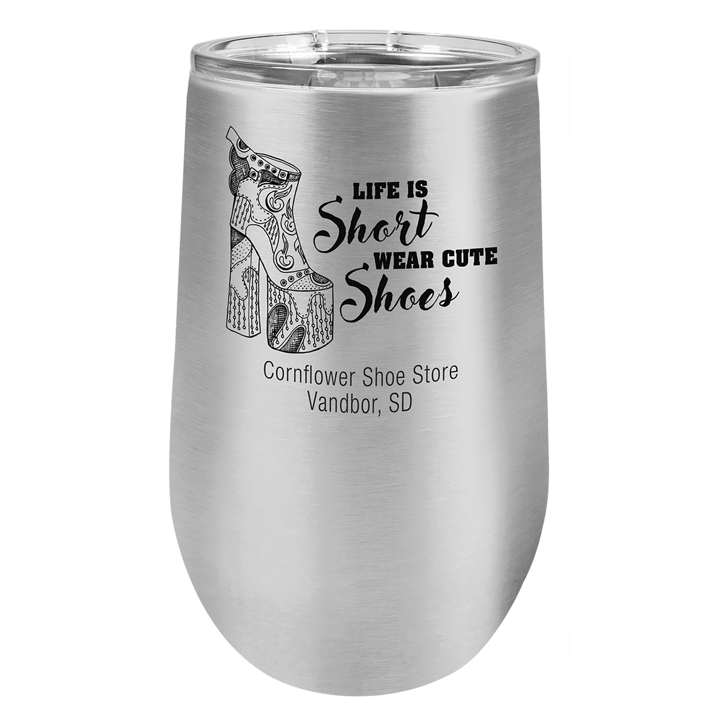 Polar Camel Stemless Wine Tumbler Standard Lid